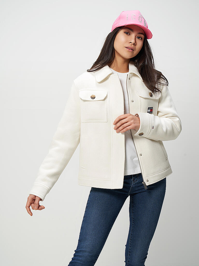 TOMMY JEANS Jacke creme