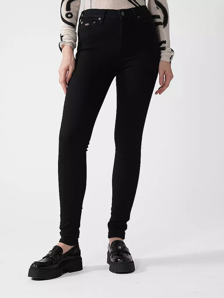 TOMMY JEANS | Jeans Skinny Fit NORA | schwarz