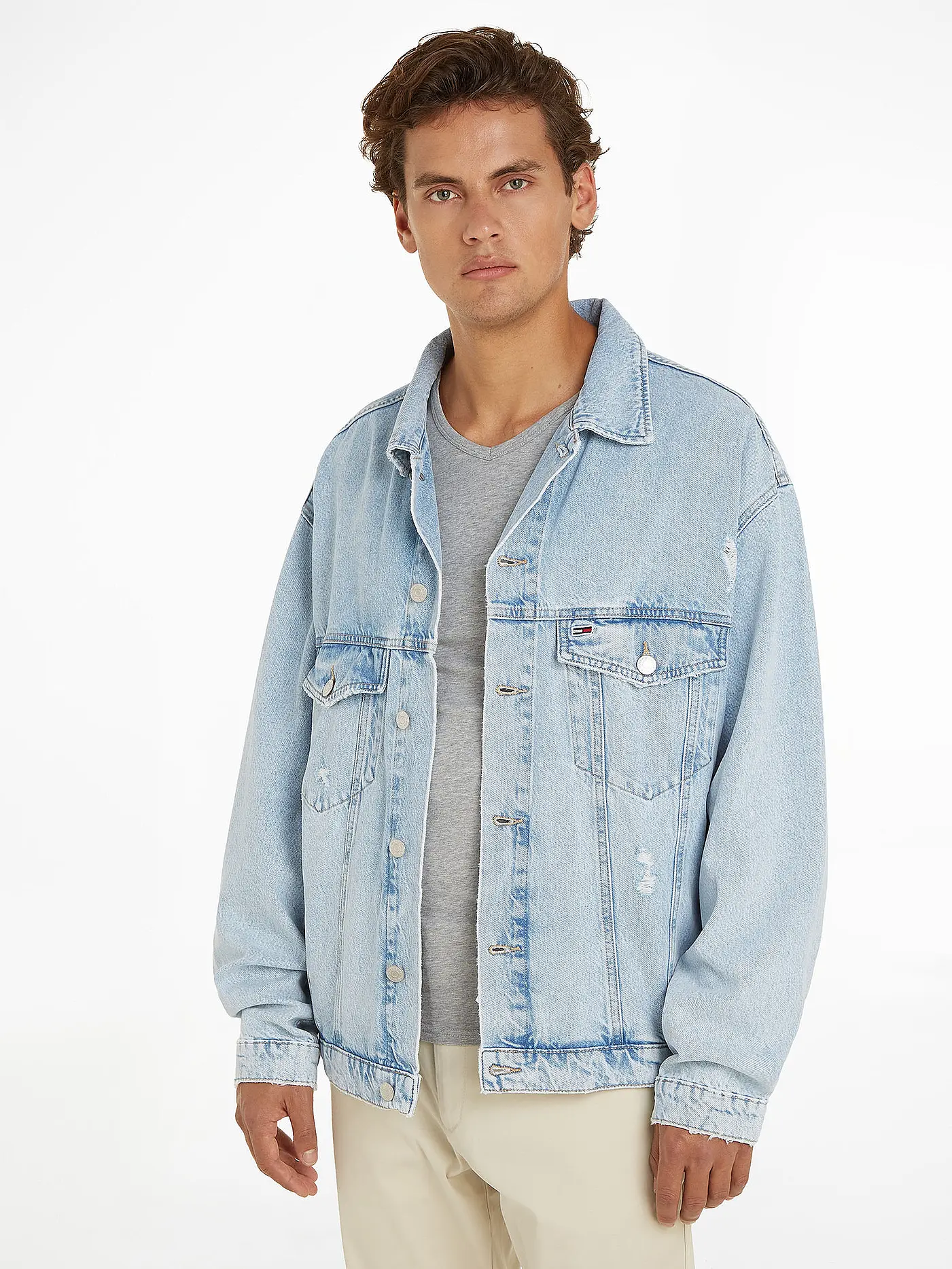 TOMMY JEANS | Jeansjacke AIDEN | hellblau