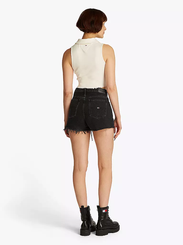 TOMMY JEANS | Jeansshorts  | schwarz