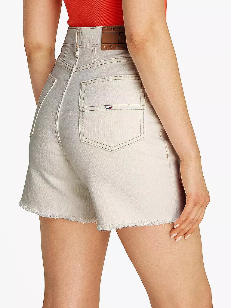 TOMMY JEANS | Jeansshorts Mom Fit | weiss