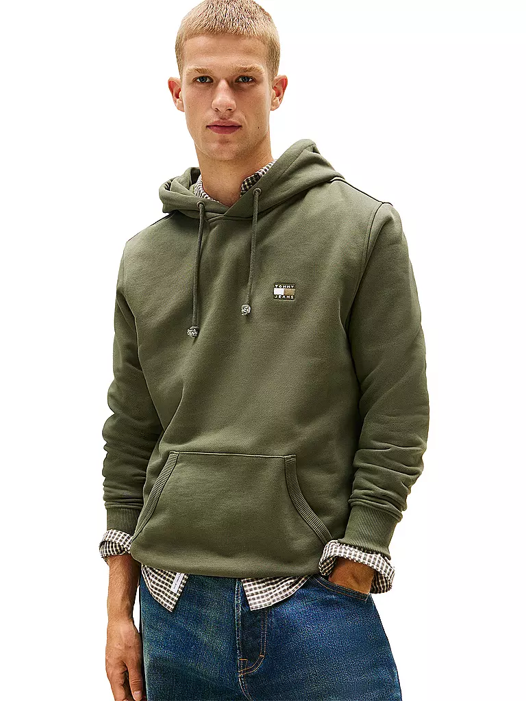 TOMMY JEANS | Kapuzensweater - Hoodie | dunkelgrün