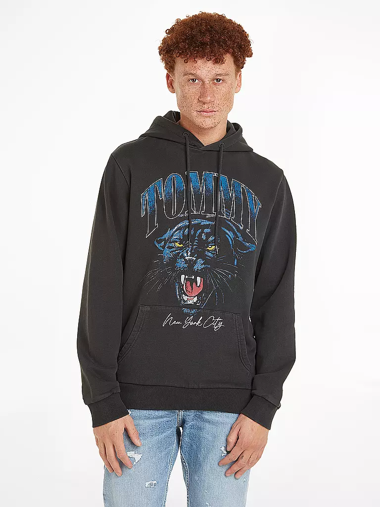 TOMMY JEANS | Kapuzensweater - Hoodie | schwarz