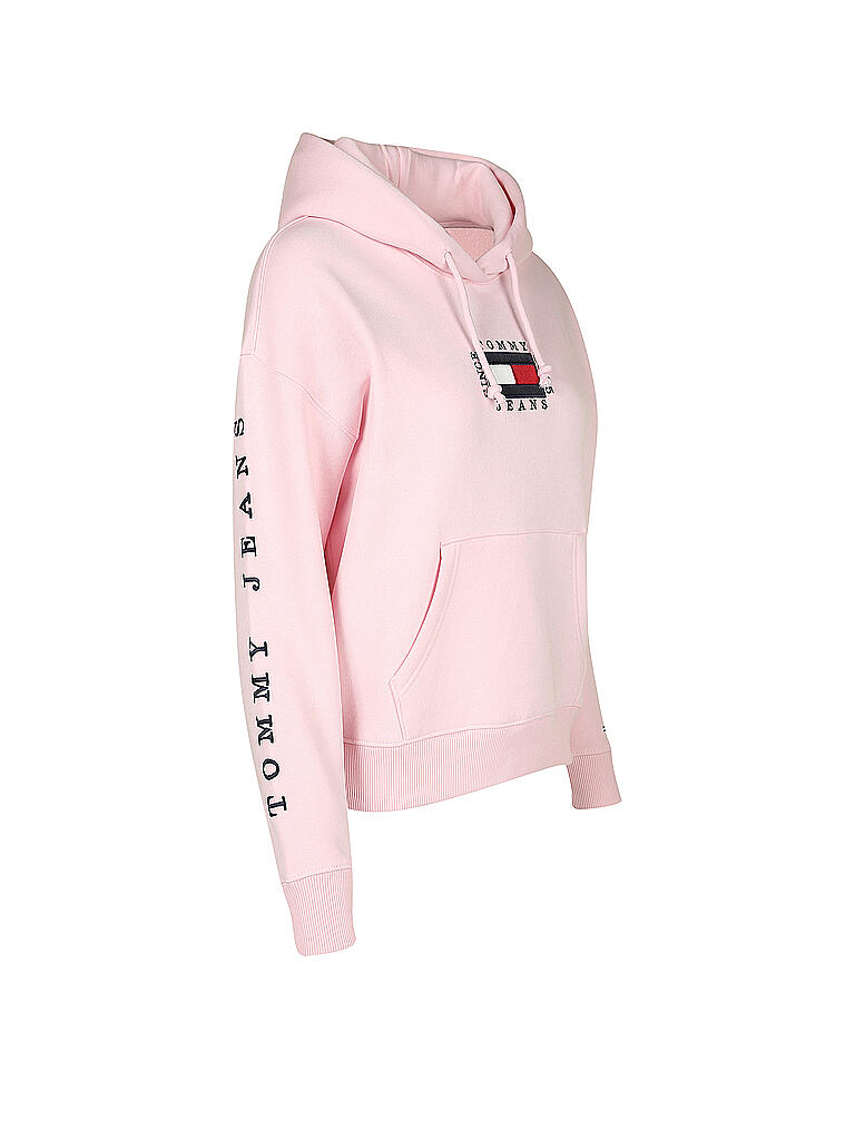 TOMMY JEANS Kapuzensweater Hoodie rosa
