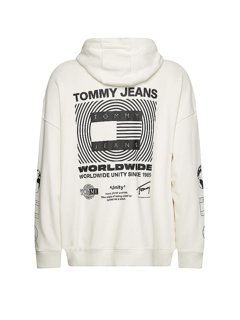 TOMMY JEANS Kapuzensweater Hoodie creme