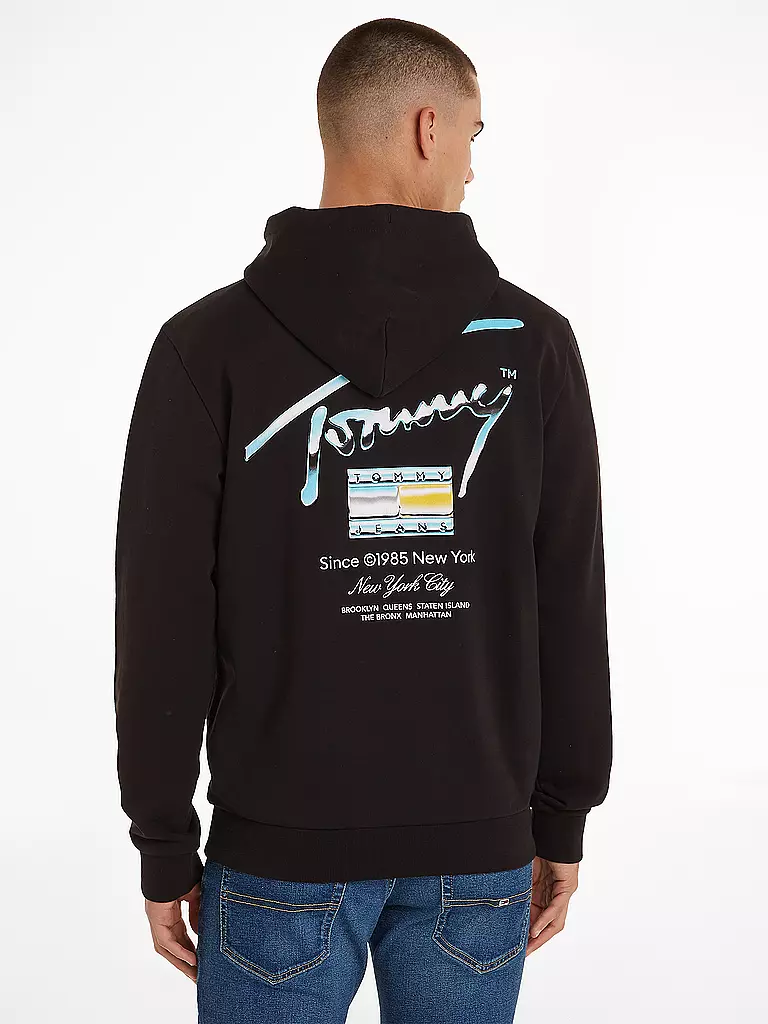 TOMMY JEANS | Kapuzensweater - Hoodie | schwarz