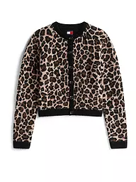 TOMMY JEANS | LEOPARD CARDIGAN | braun