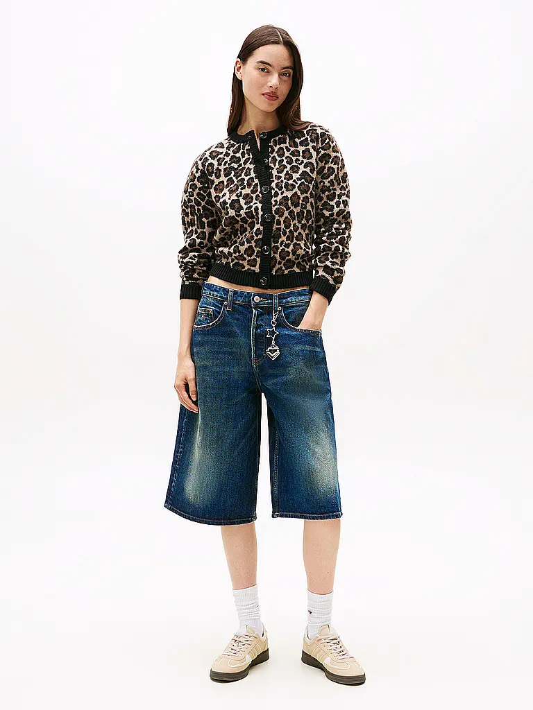 TOMMY JEANS | LEOPARD CARDIGAN | braun