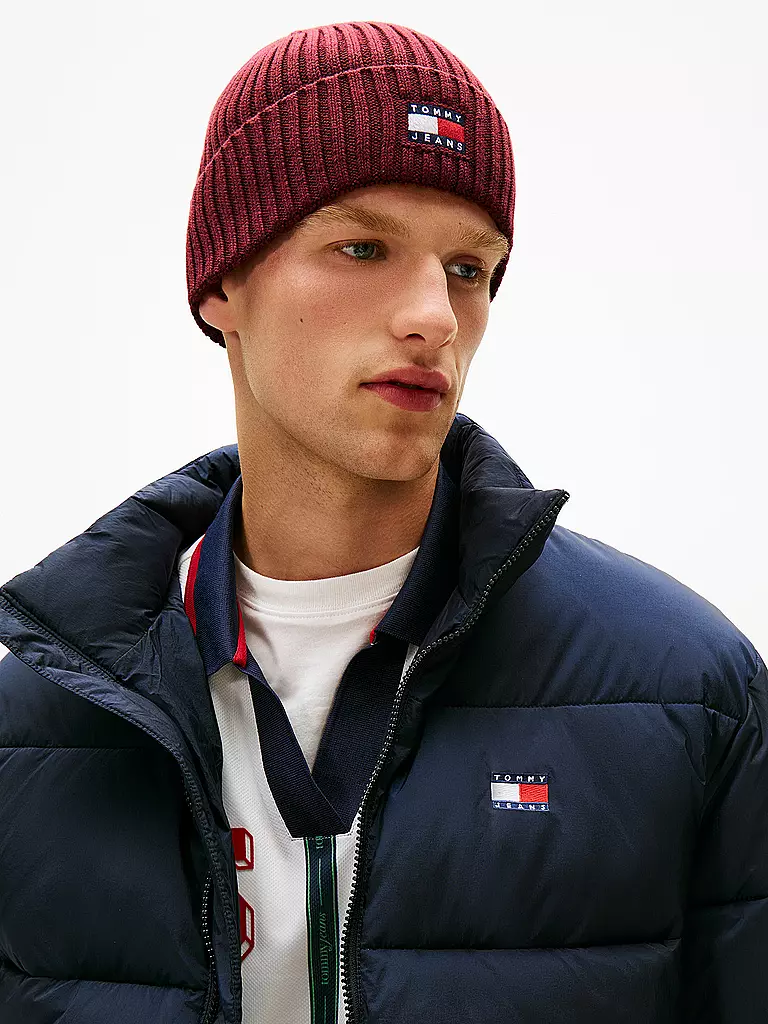 TOMMY JEANS | Mütze - Haube  | dunkelrot
