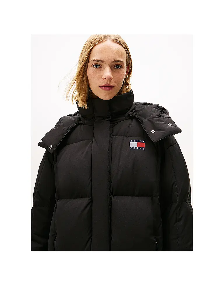 TOMMY JEANS | Mantel TJW ALASKA GRID | Schwarz