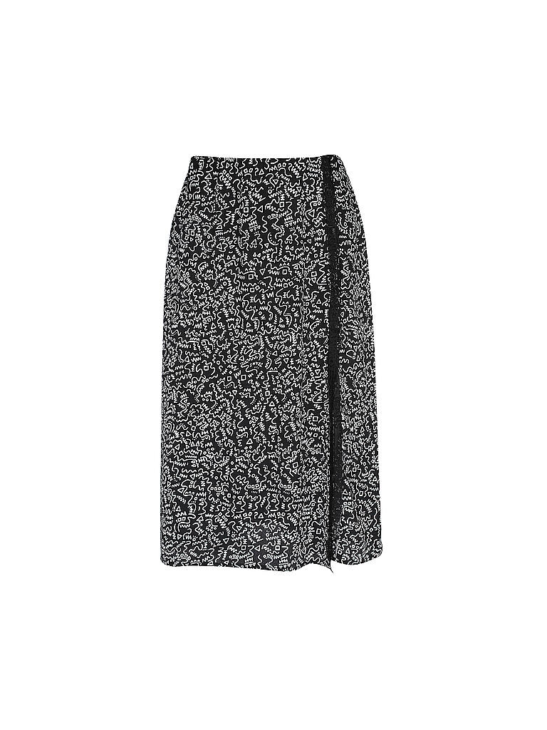 TOMMY JEANS | Midi Rock | schwarz