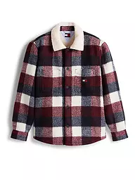 TOMMY JEANS | Overshirt  | dunkelrot