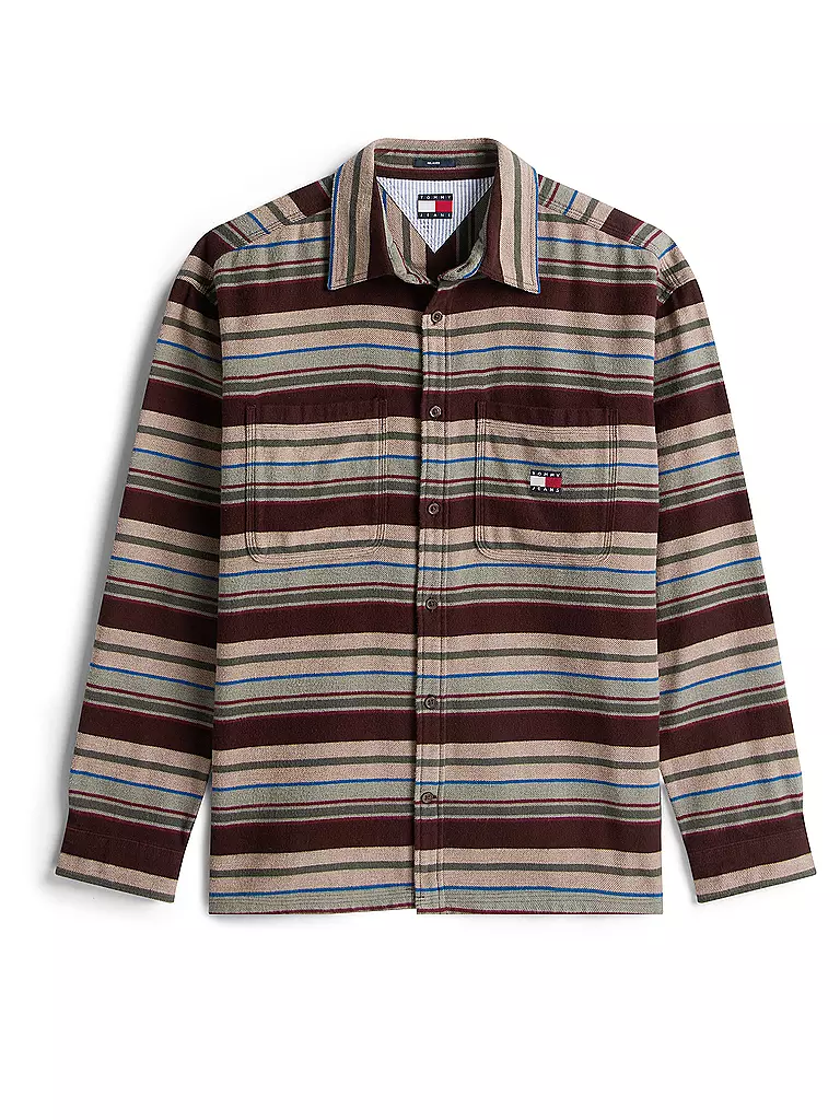 TOMMY JEANS | Overshirt  | braun