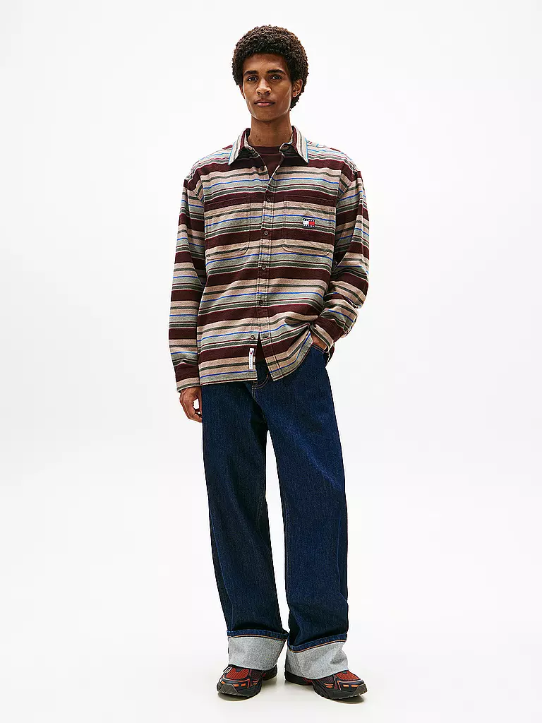 TOMMY JEANS | Overshirt  | braun