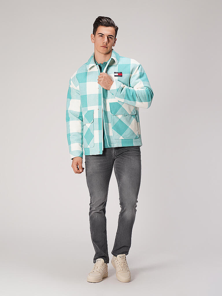 TOMMY JEANS | Overshirt TJM BUFFALLO | tuerkis