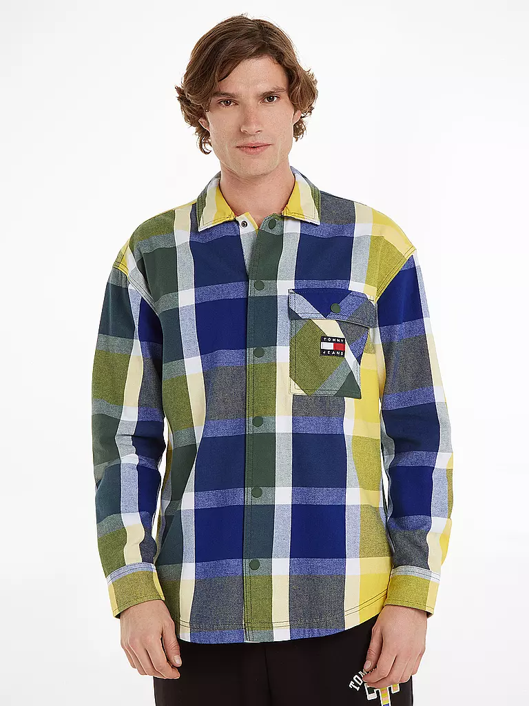 TOMMY JEANS | Overshirt | blau