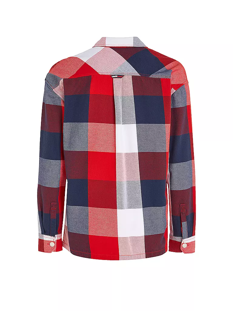 TOMMY JEANS | Overshirt | rot