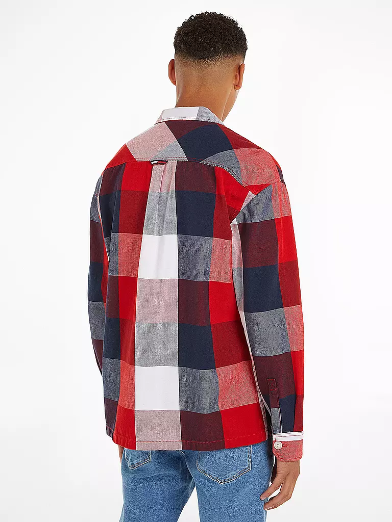 TOMMY JEANS | Overshirt | rot