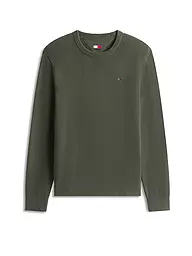 TOMMY JEANS | Pullover  | dunkelgrün