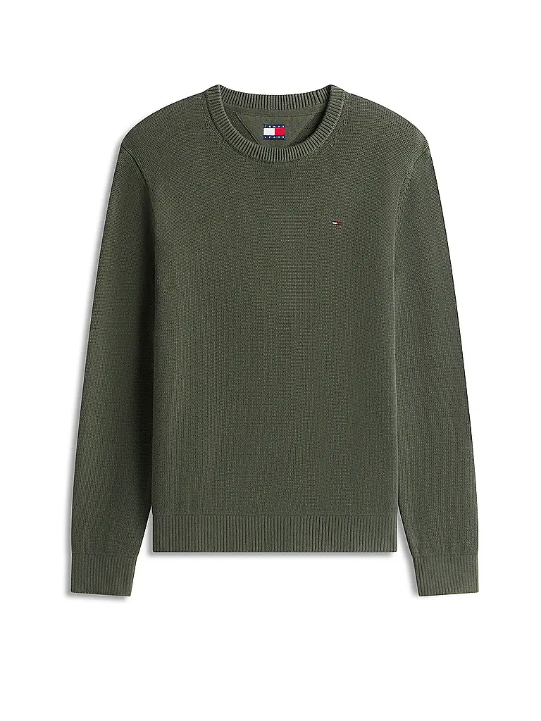 TOMMY JEANS | Pullover  | dunkelgrün