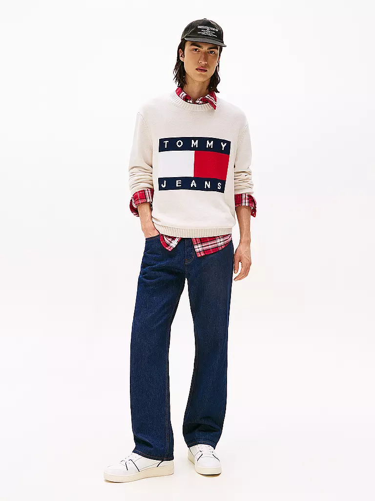 TOMMY JEANS | Pullover  | creme