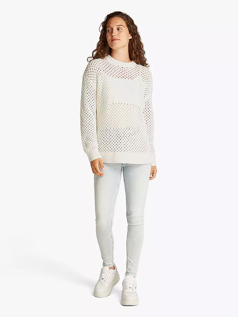 TOMMY JEANS | Pullover  | weiss