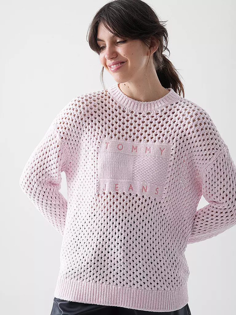 TOMMY JEANS | Pullover  | rosa