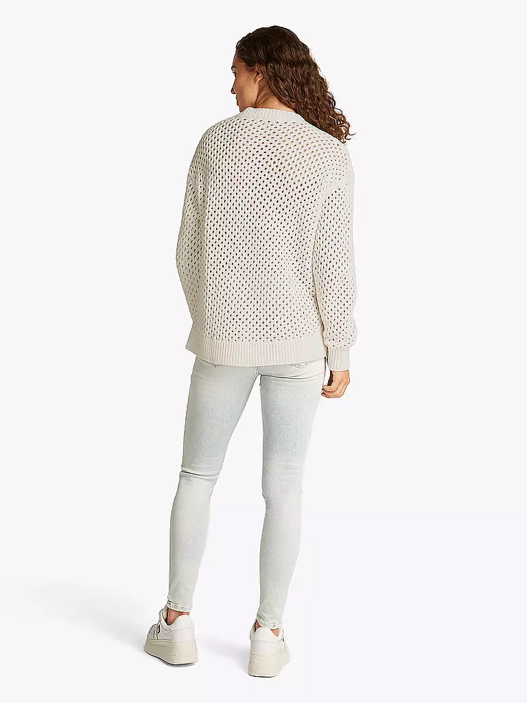 TOMMY JEANS | Pullover  | weiss