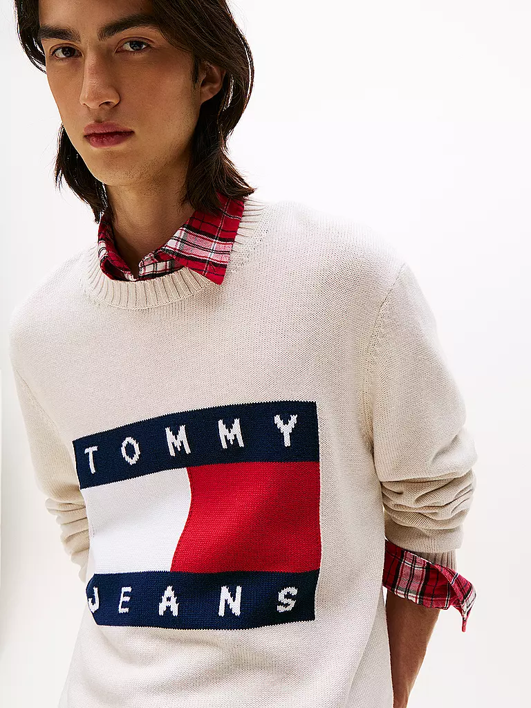 TOMMY JEANS | Pullover  | creme
