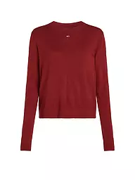TOMMY JEANS | Pullover | rot