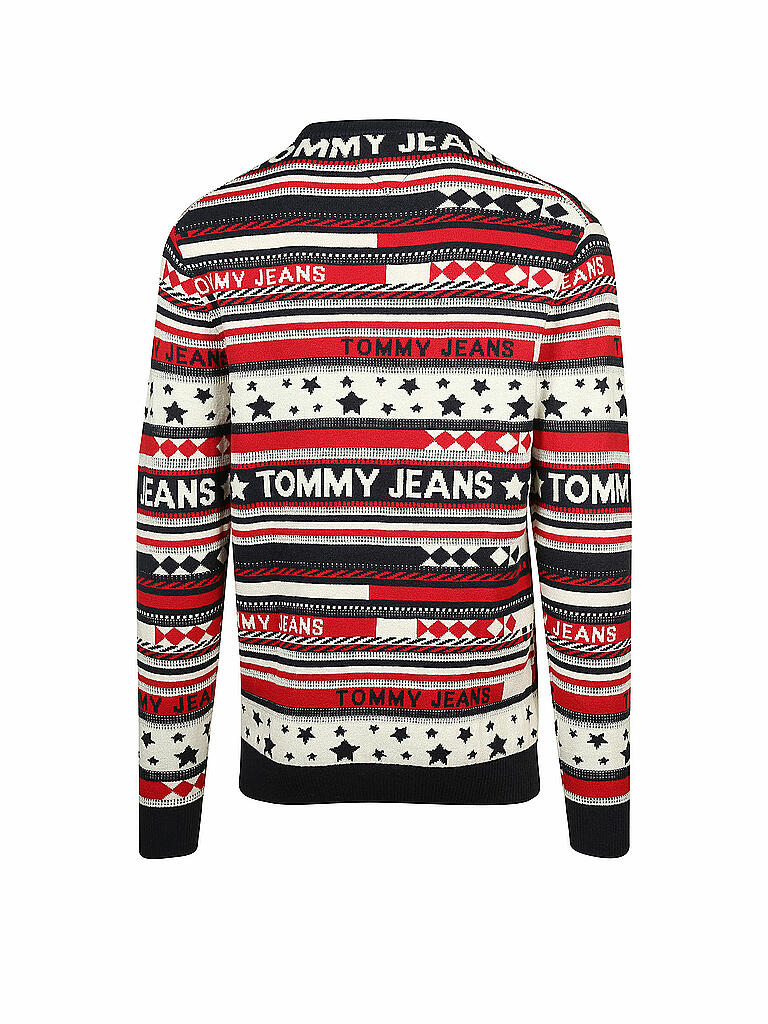 TOMMY JEANS | Pullover | rot