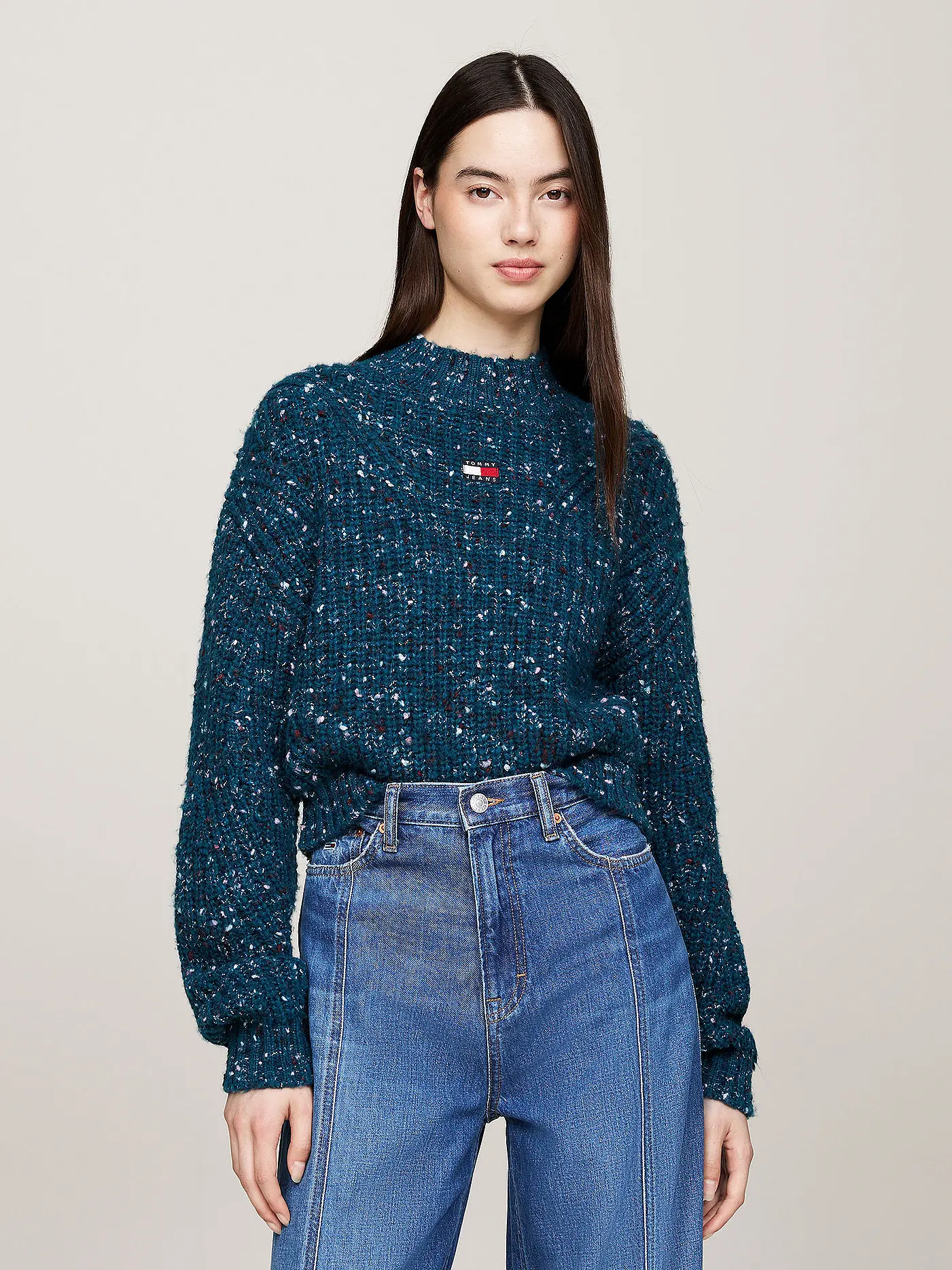 TOMMY JEANS | Pullover | petrol