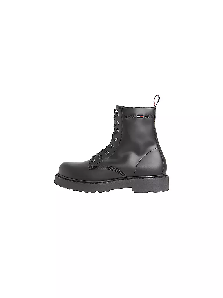 TOMMY JEANS | Schnürboots | schwarz