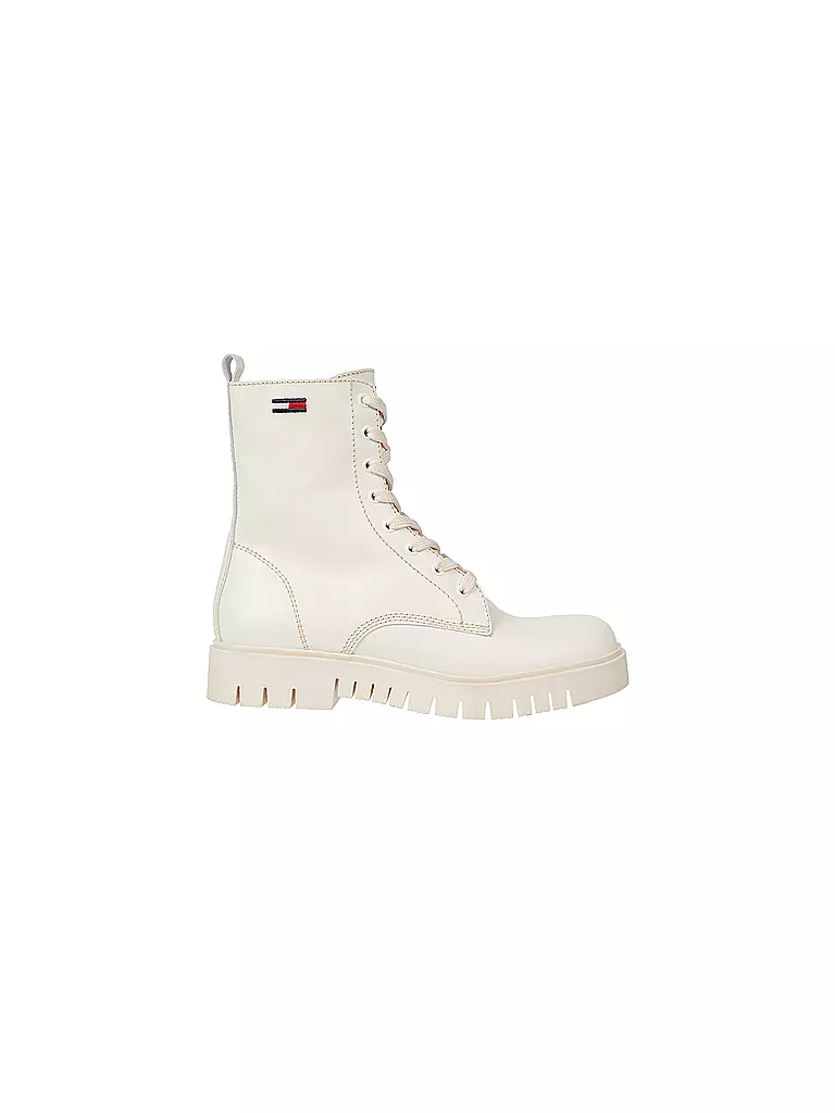 TOMMY JEANS | Schnürboots | weiss