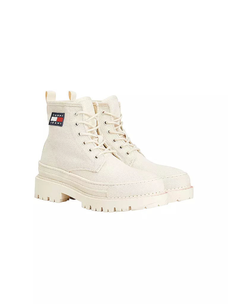 TOMMY JEANS | Schnürstiefel | beige