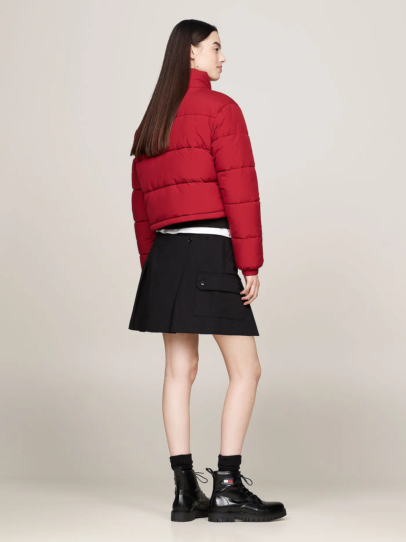 TOMMY JEANS | Steppjacke | rot
