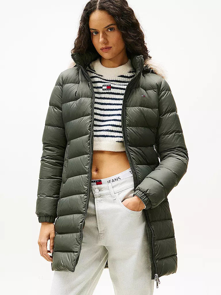 TOMMY JEANS | Steppmantel | creme