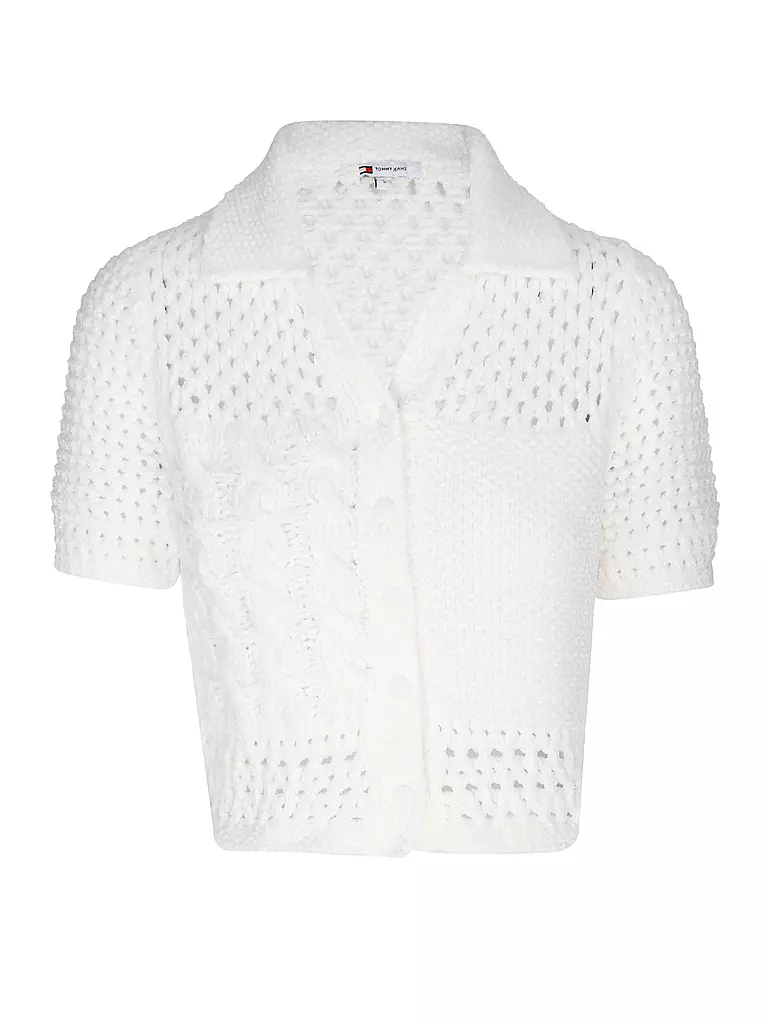 TOMMY JEANS | Strickjacke  | weiss