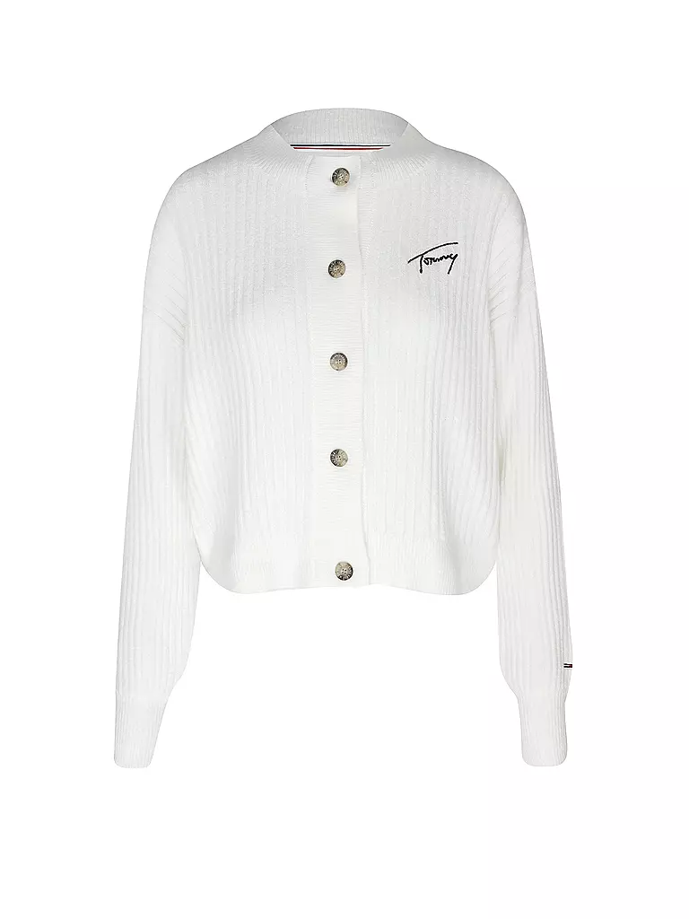 TOMMY JEANS | Strickjacke | weiss
