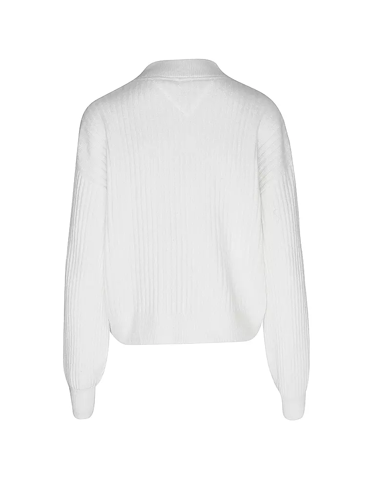 TOMMY JEANS | Strickjacke | weiss