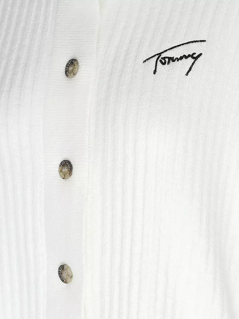 TOMMY JEANS | Strickjacke | weiss