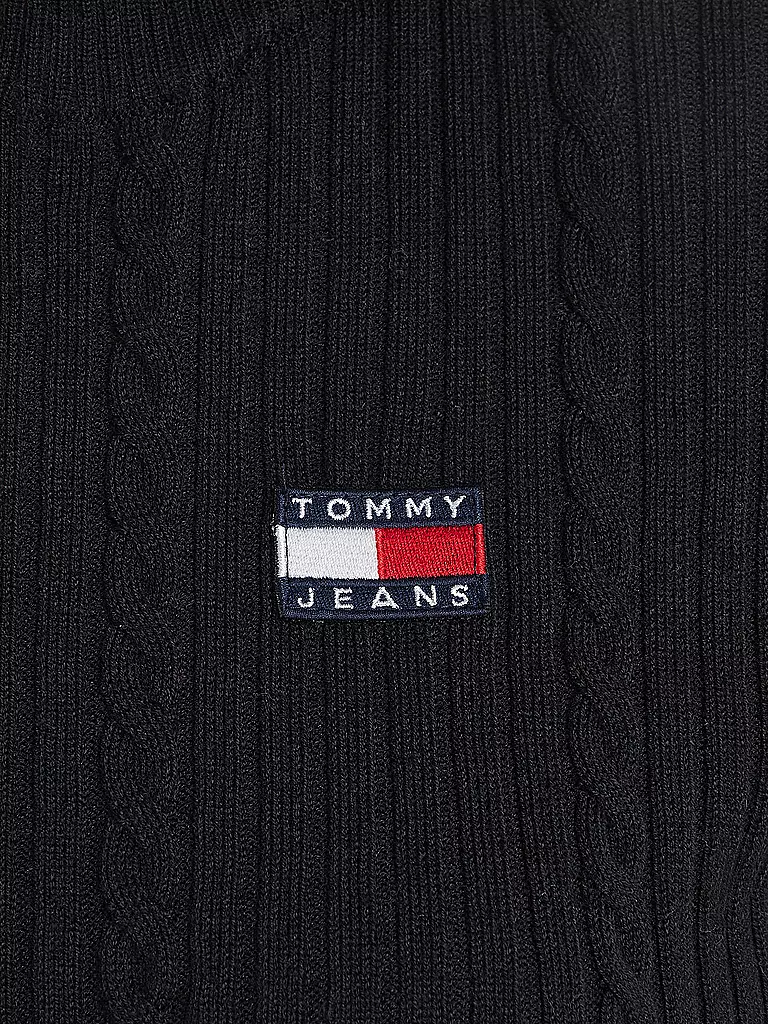 TOMMY JEANS | Strickjacke | schwarz