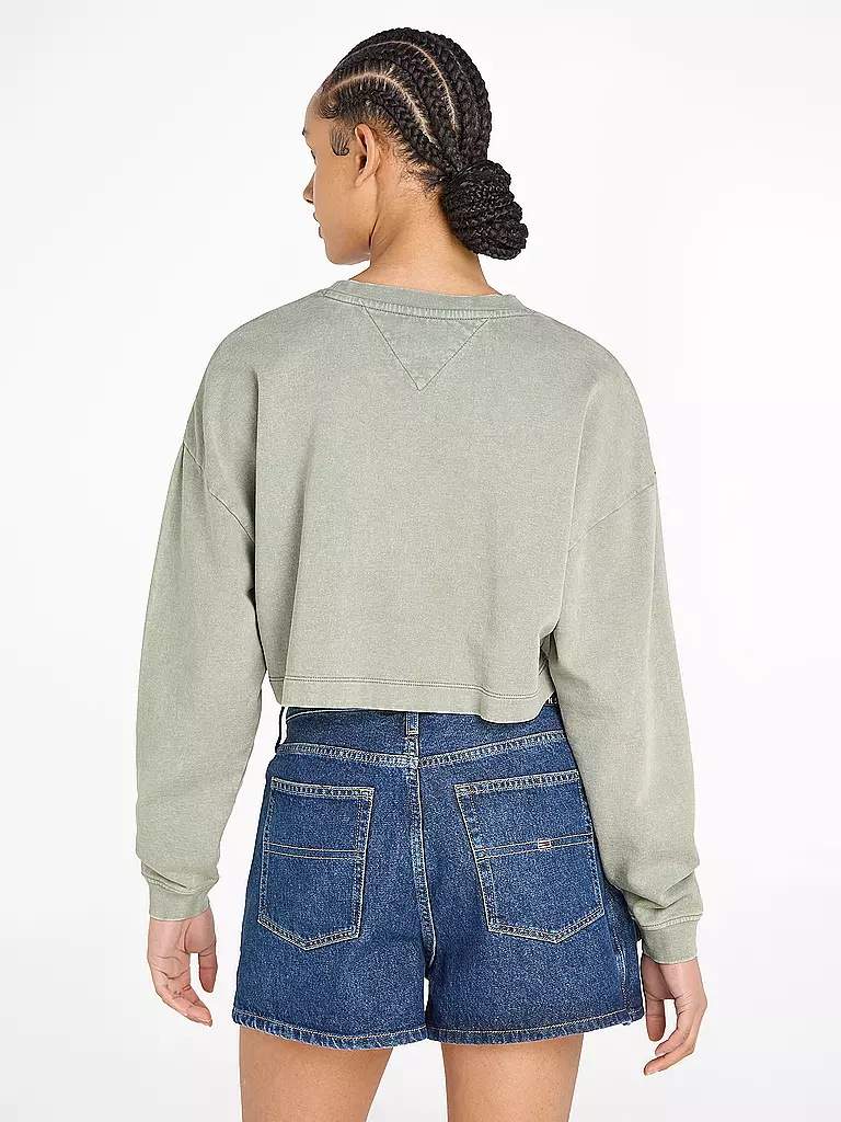 TOMMY JEANS | Sweater Cropped Fit | mint