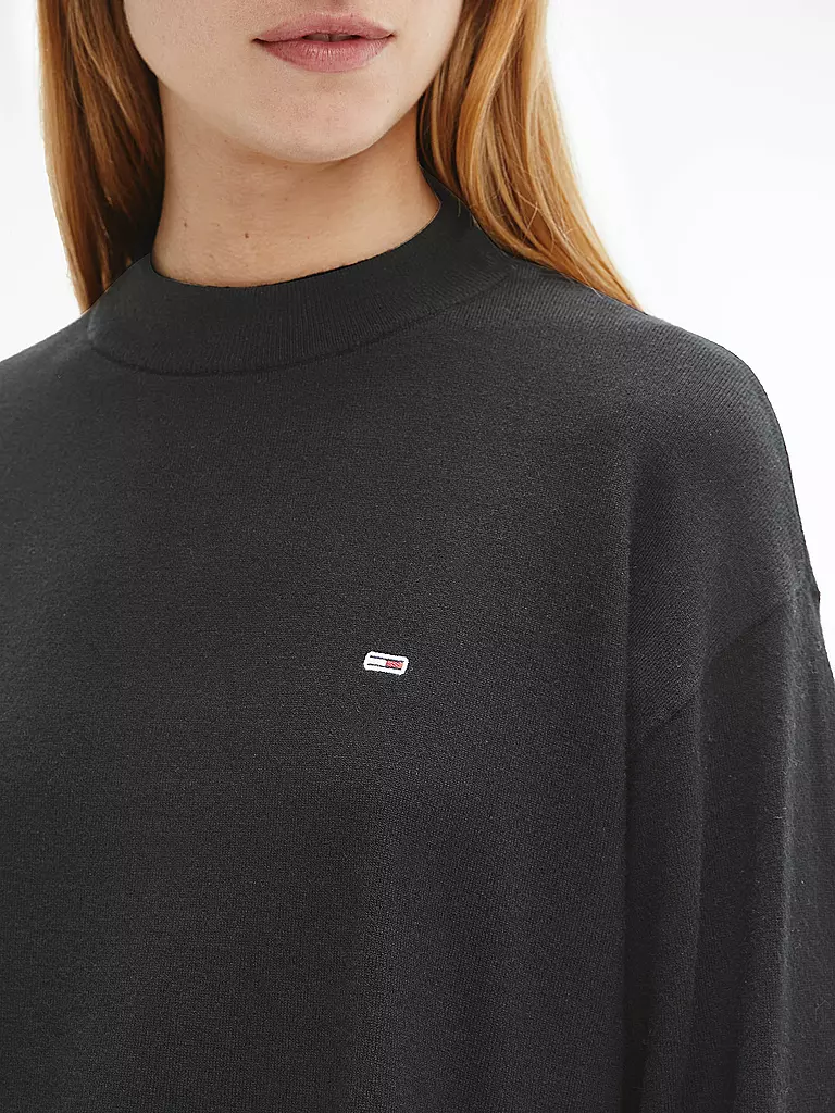 TOMMY JEANS | Sweater Relaxed Fit | schwarz