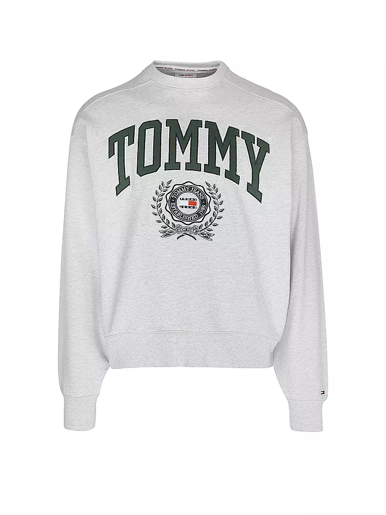 TOMMY JEANS | Sweater | grau