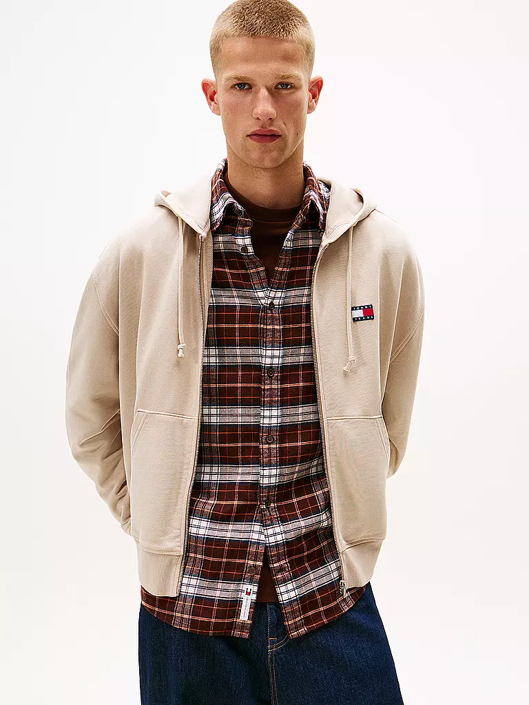 TOMMY JEANS | Sweatjacke  | beige