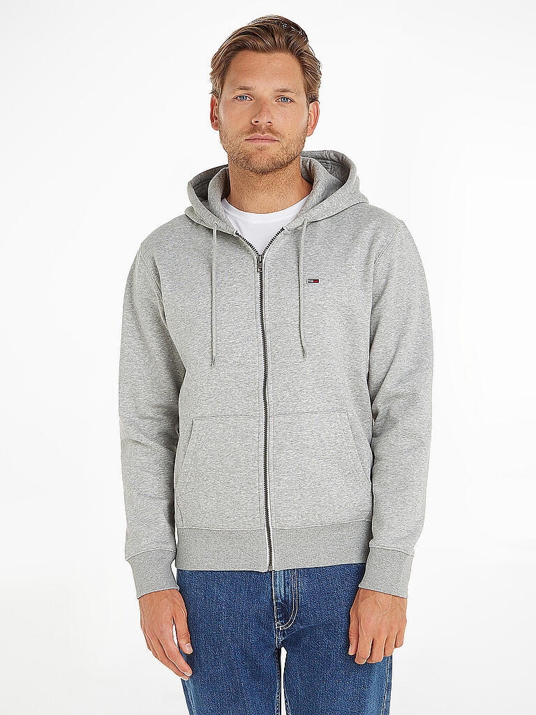TOMMY JEANS | Sweatjacke | grau