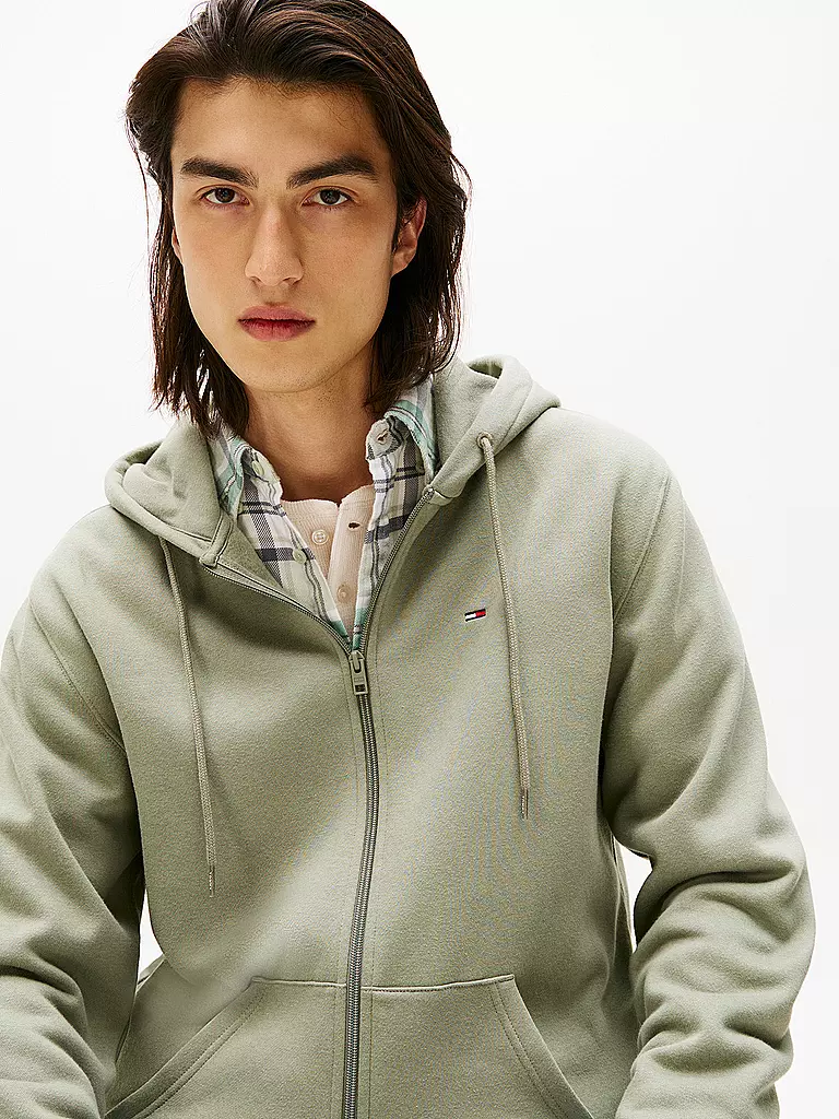 TOMMY JEANS | Sweatjacke | olive