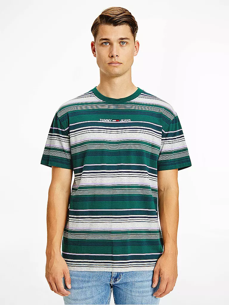 TOMMY JEANS | T Shirt  | grün