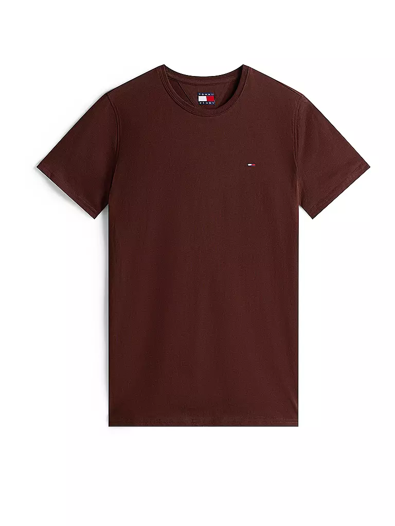TOMMY JEANS | T-Shirt  | braun